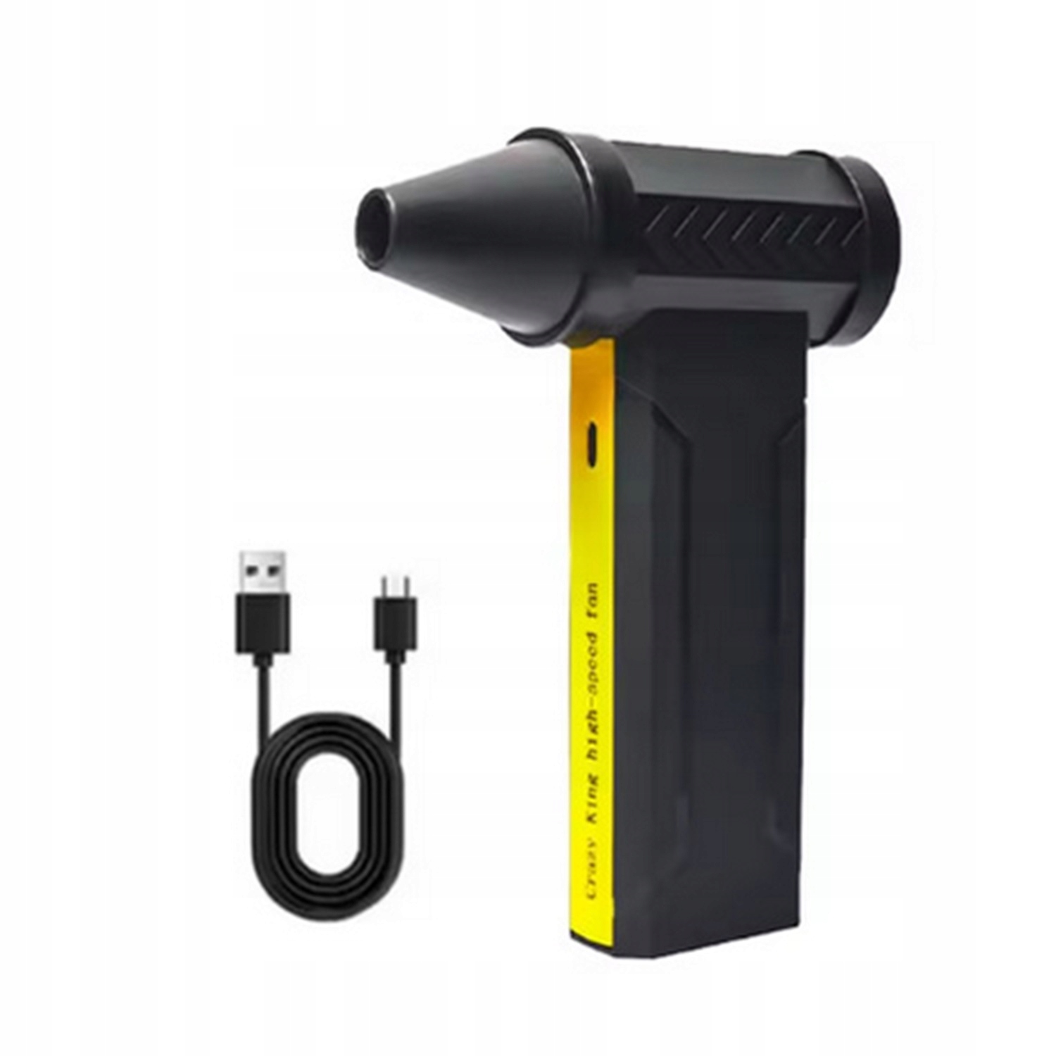 Přenosný Foukač 200 W, 3 Nastavitelné Úrovně Větru 10000 Mah