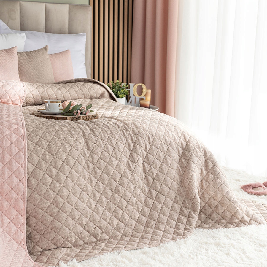 Molly Přehoz na postel, 170 x 210 cm, tmavě béžová barva