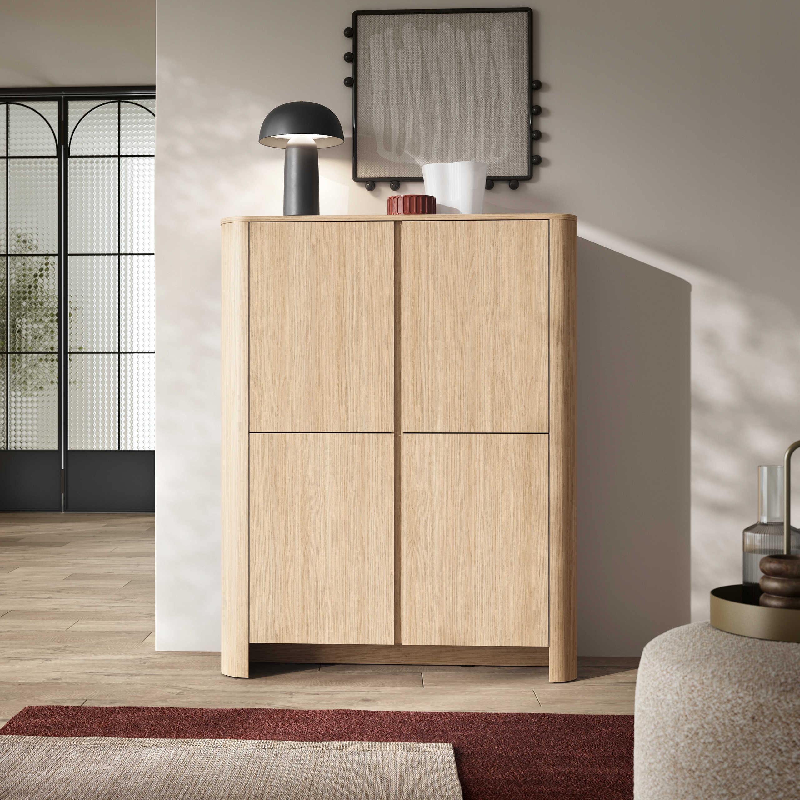 Komoda Avorio 103 cm do obývacího pokoje Ložnice Dub