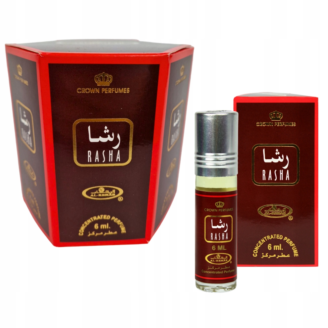Zestaw 6 Perfum w Olejku Rasha Cpo Damskie 6 ml Al Rehab