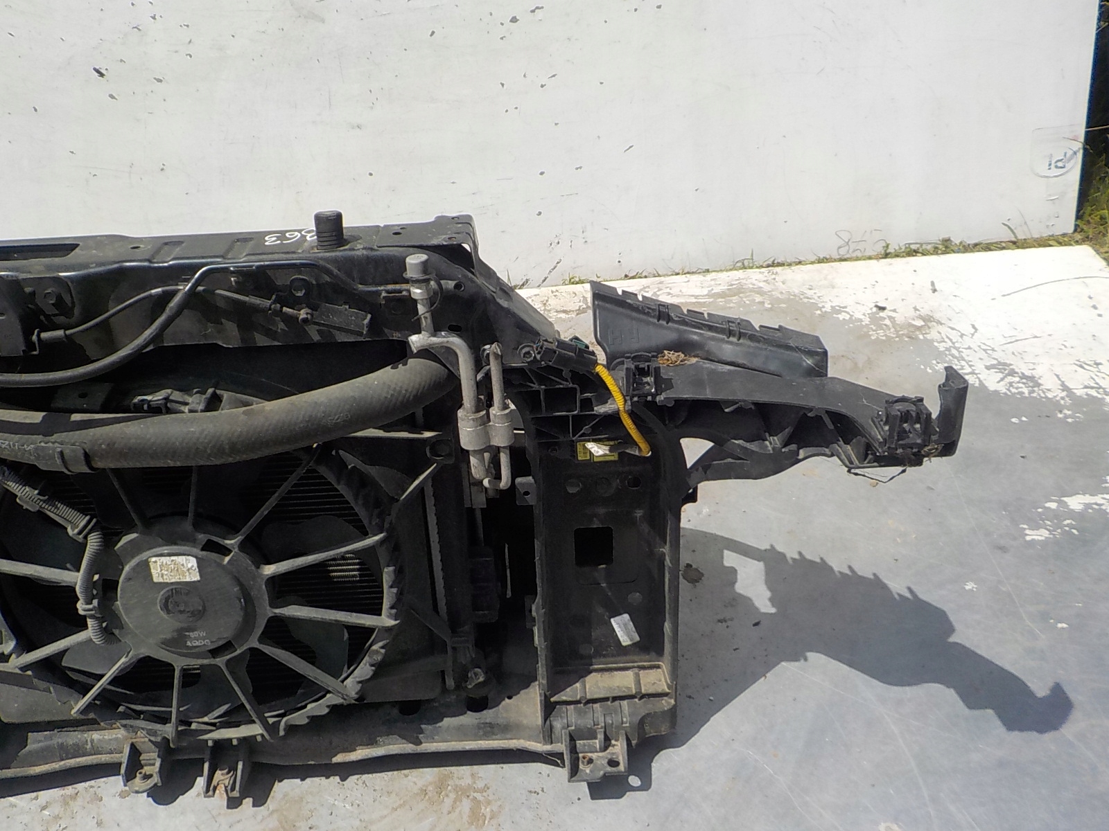 363 KIA SOUL II 1.6 CRDI 13-19 support panel for radiators sider radiator