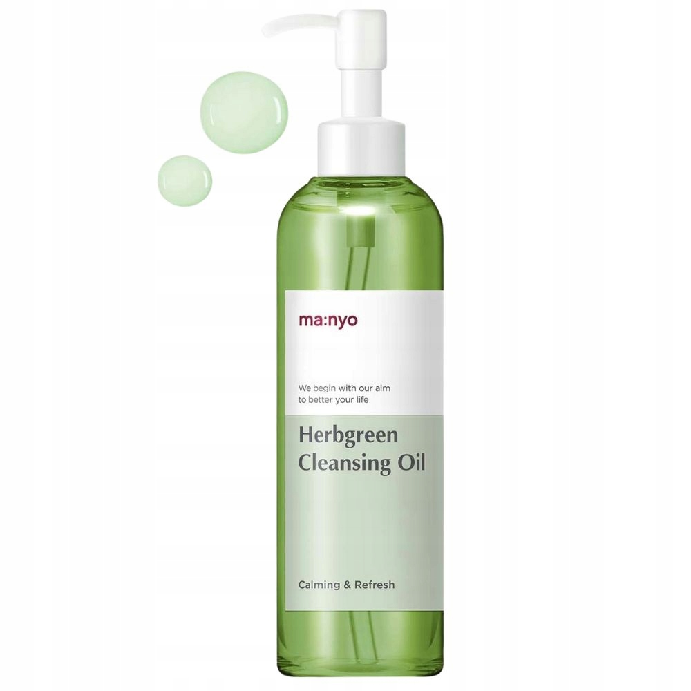 Manyo Mycí Olej na obličej a odličovač Herb Green 200 ml