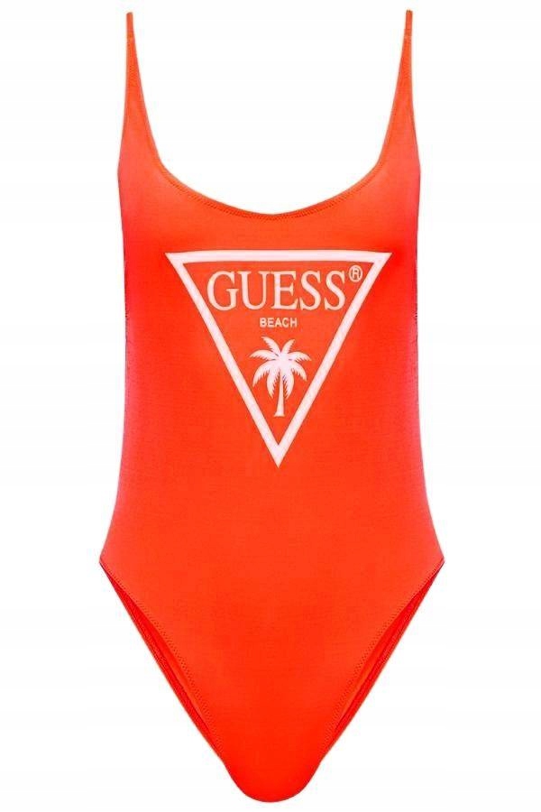 Dámské Plavky Guess E02J33 MC044 Oranžové L