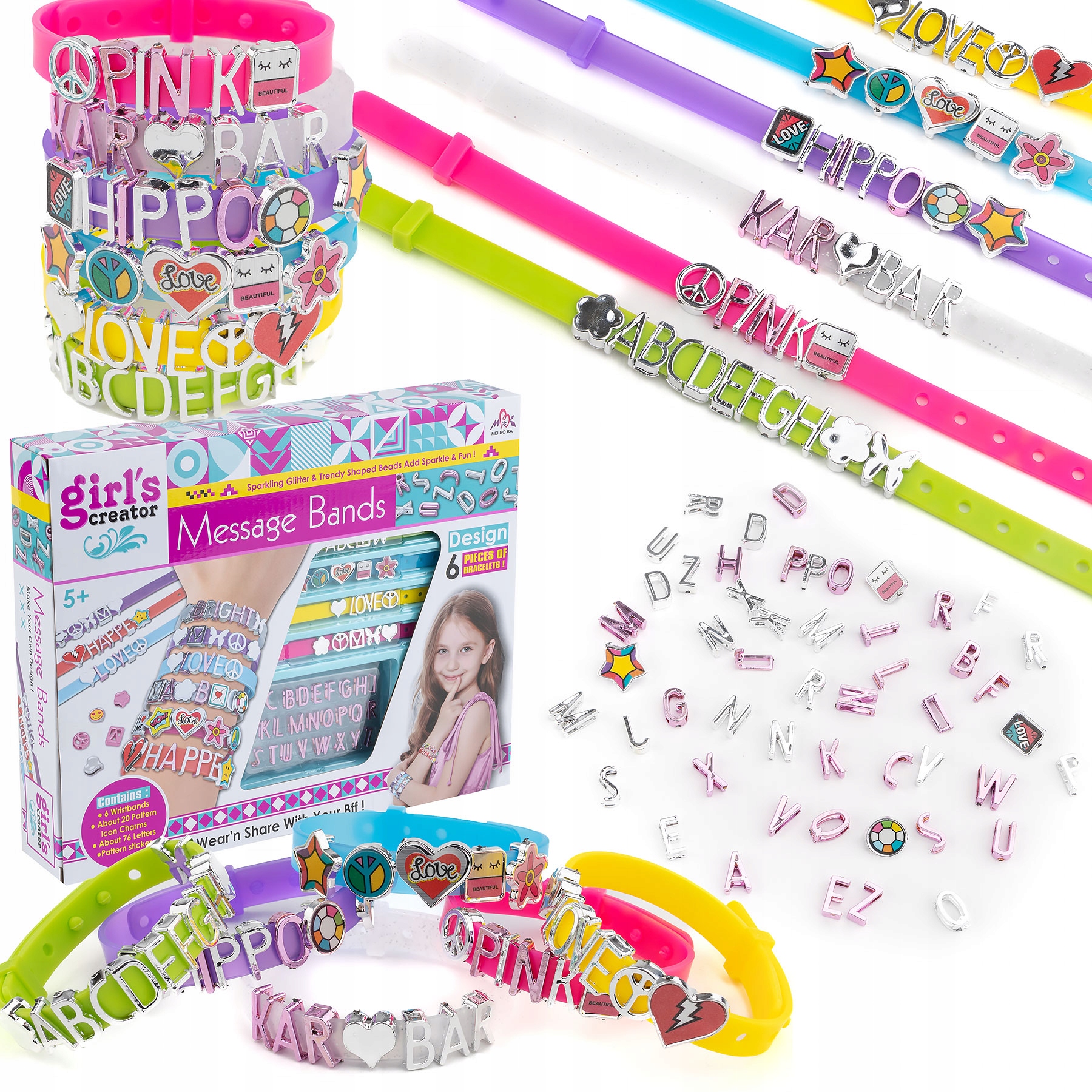 

Zestaw do tworzenia robienia bransoletek biżuterii