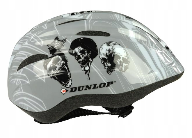 Dunlop Kask Rowerowy dziecięcy 48-52 cm szary