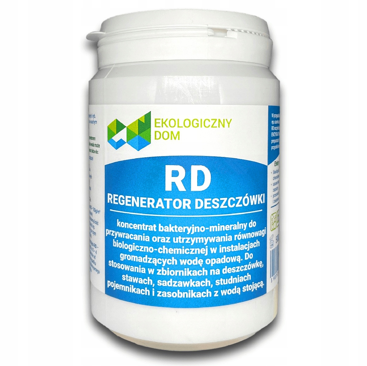 

Regenerator Deszczówki Bio Klarowanie Wody 500G