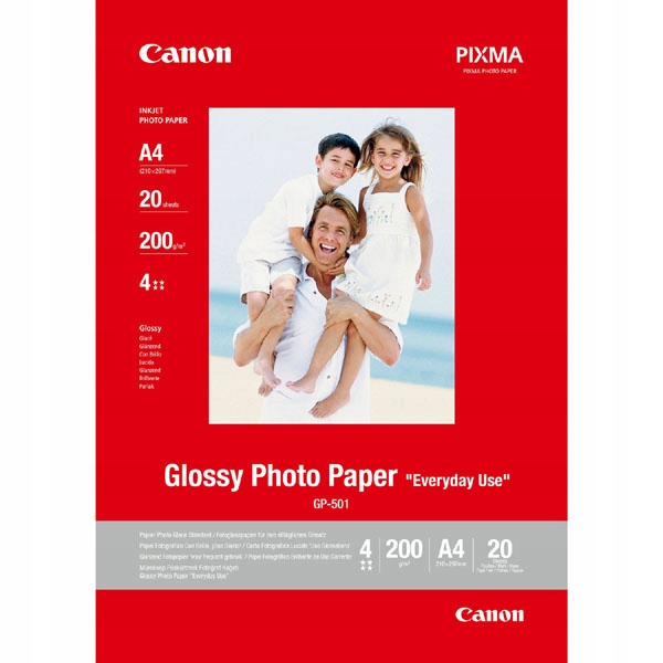 

Papier foto błyszczący Canon A4 200 g/m² 20 szt.