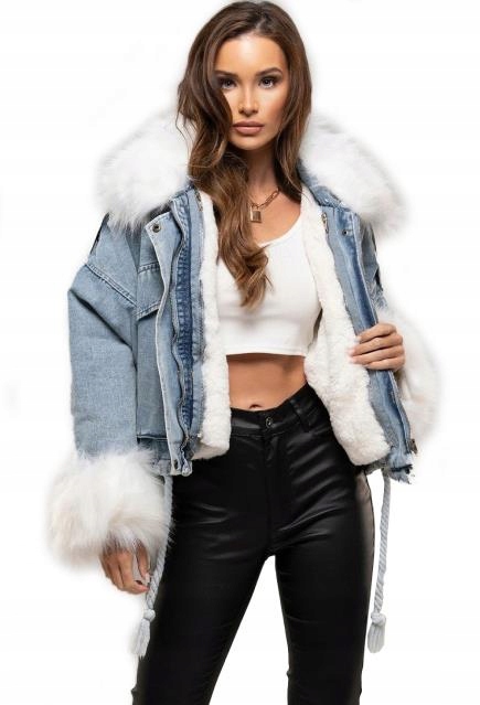 

Kurtka Jeansowa Z Futerkiem Katana Futerko Miś S/m