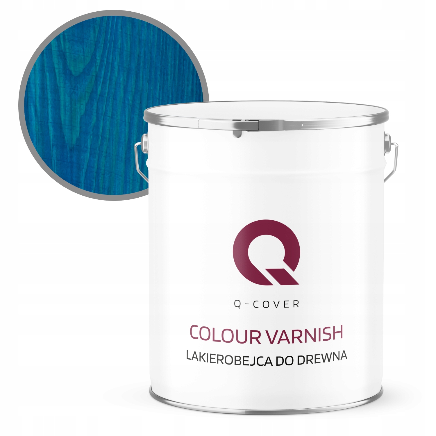 Rychleschnoucí Lak Na Dřevo 5 L Modrý Satén Výkonná Barva