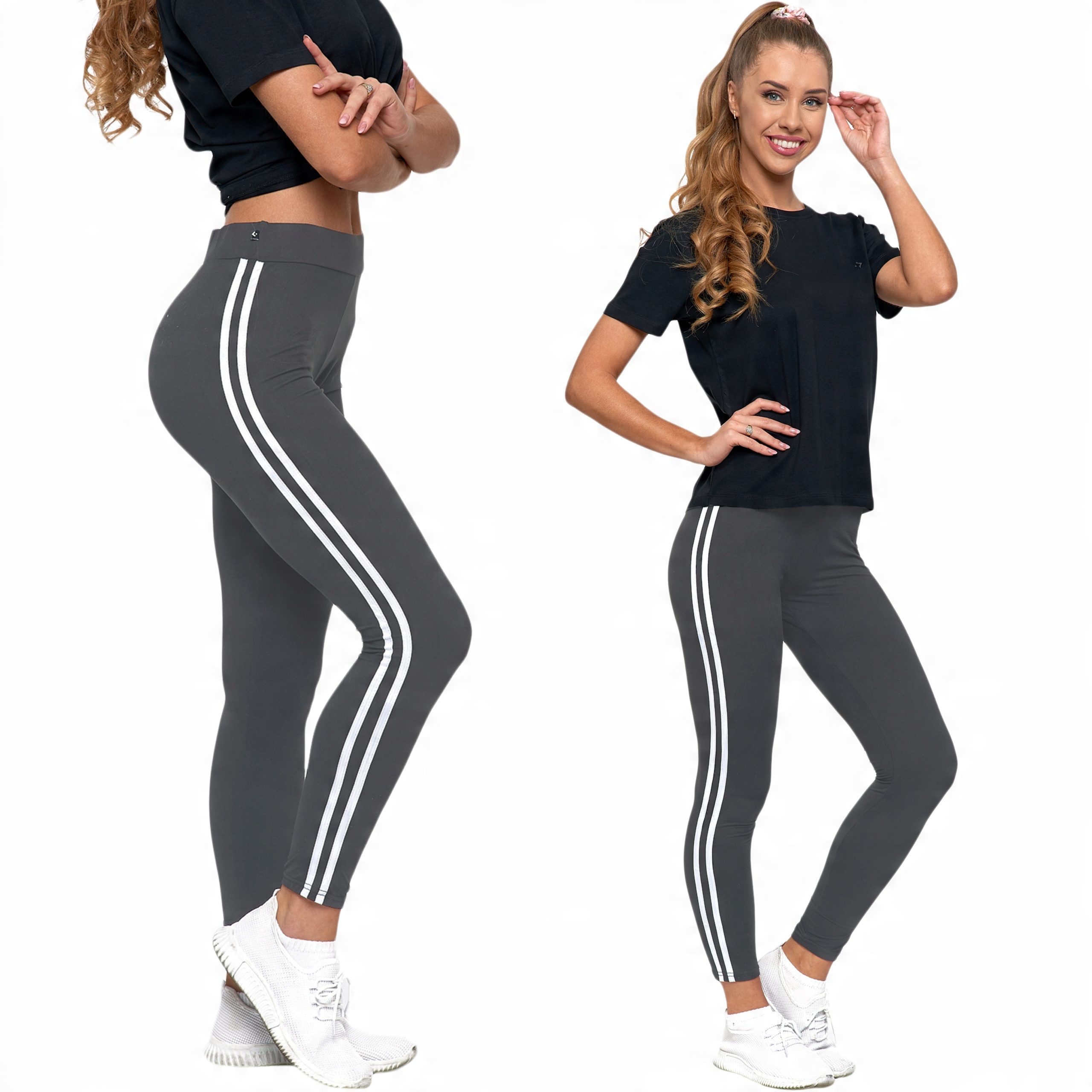 

Moraj Legginsy długie z Lampasem 1200-016 Sz S/m