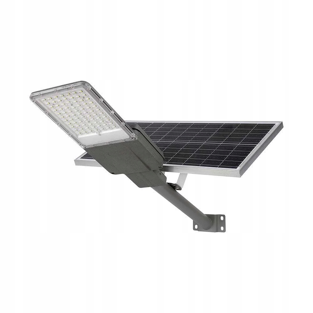 Solárna Led pouličná lampa 70 W, neutrálna farba svetla s diaľkovým ovládaním V-tac