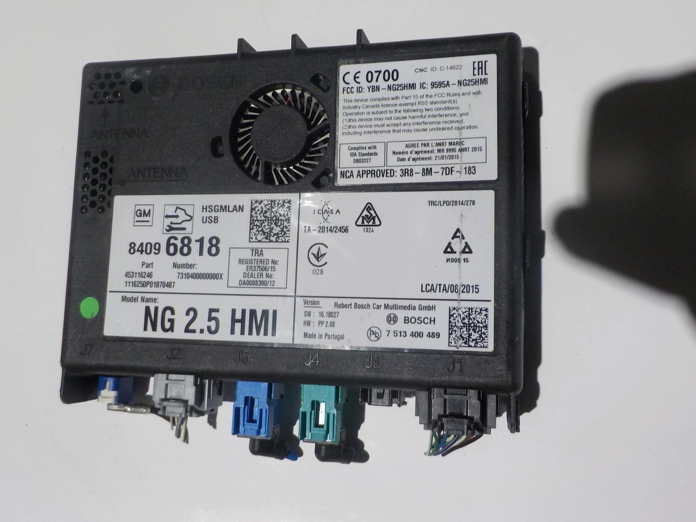 OPEL MOKKA Module Navigation Unité de contrôle 84096818 OPEL