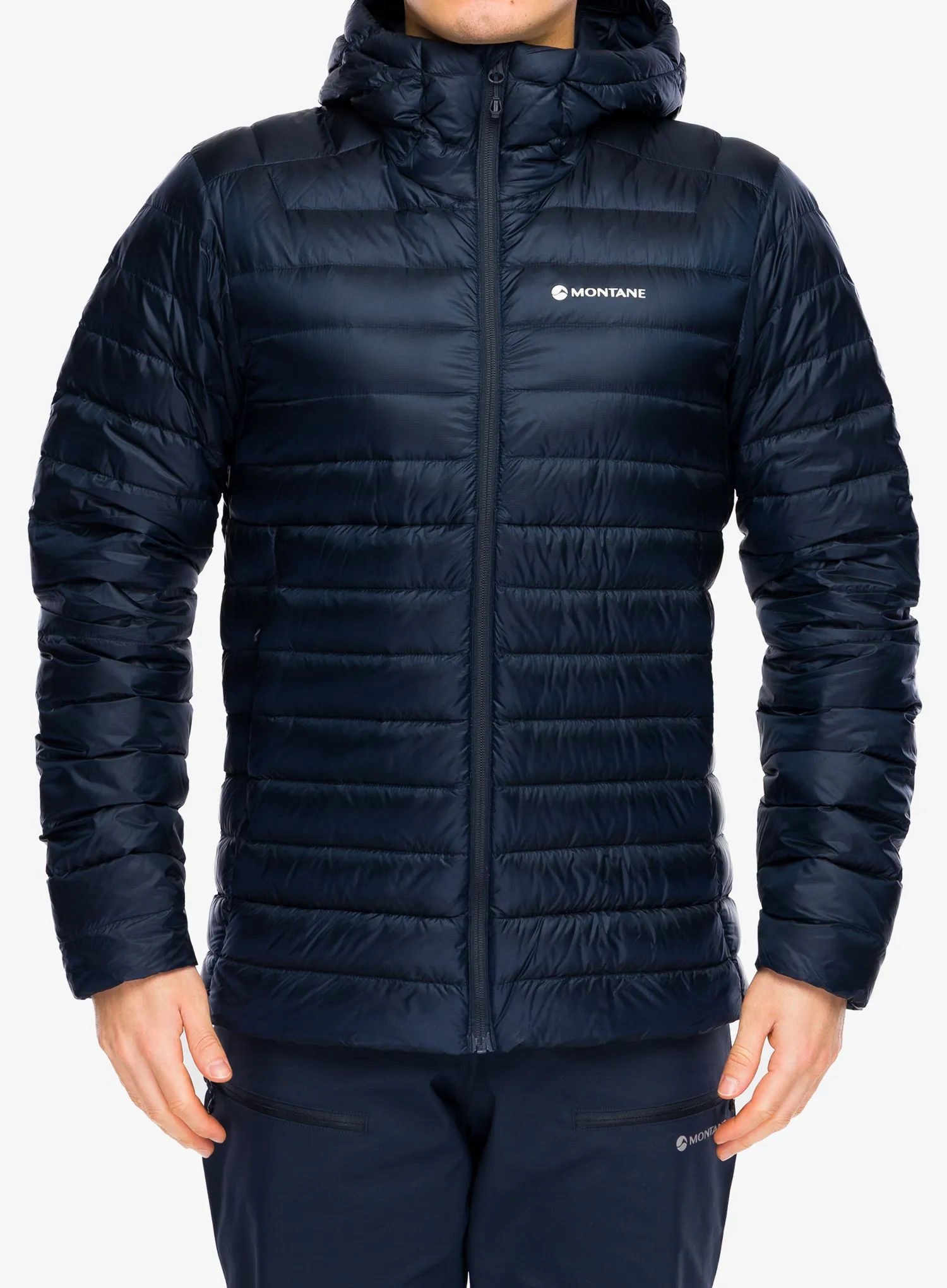 Péřová bunda Montane Anti Freeze Hoodie eclipse blue M