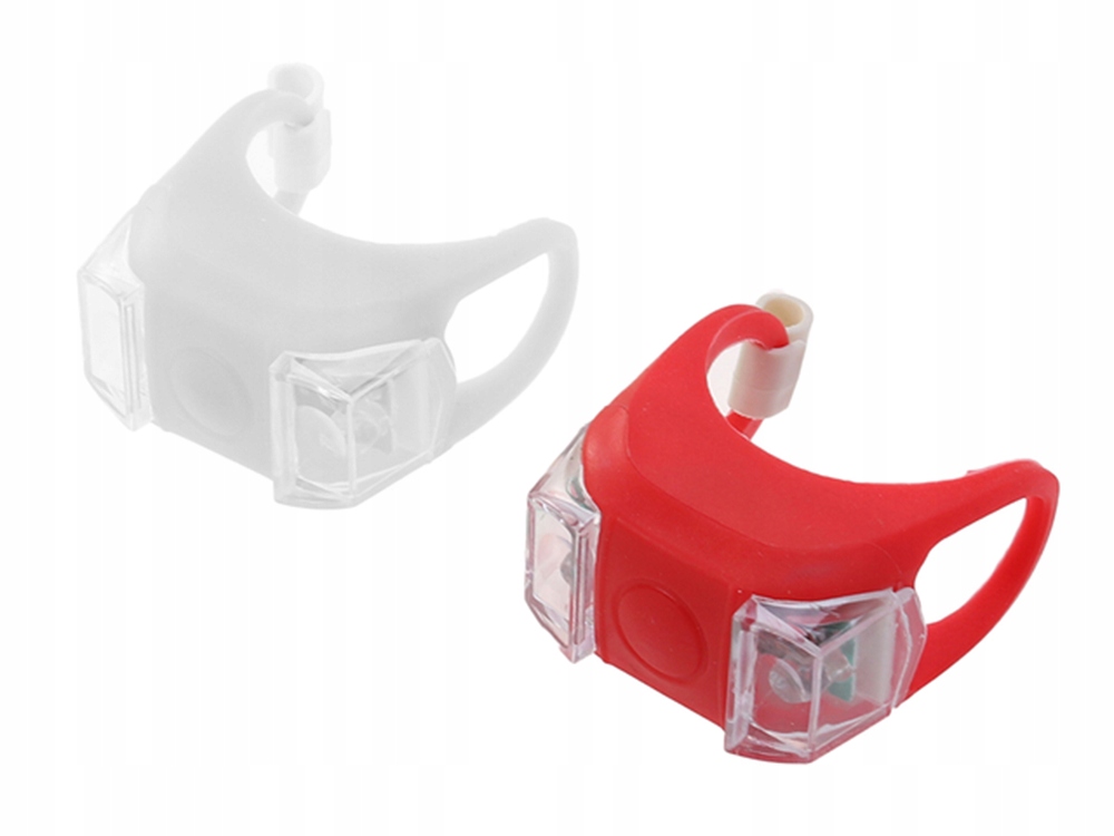 OŚWIETLENIE ROWEROWE LAMPKI LED PRZÓD TYŁ 2 SZT Model HL-009