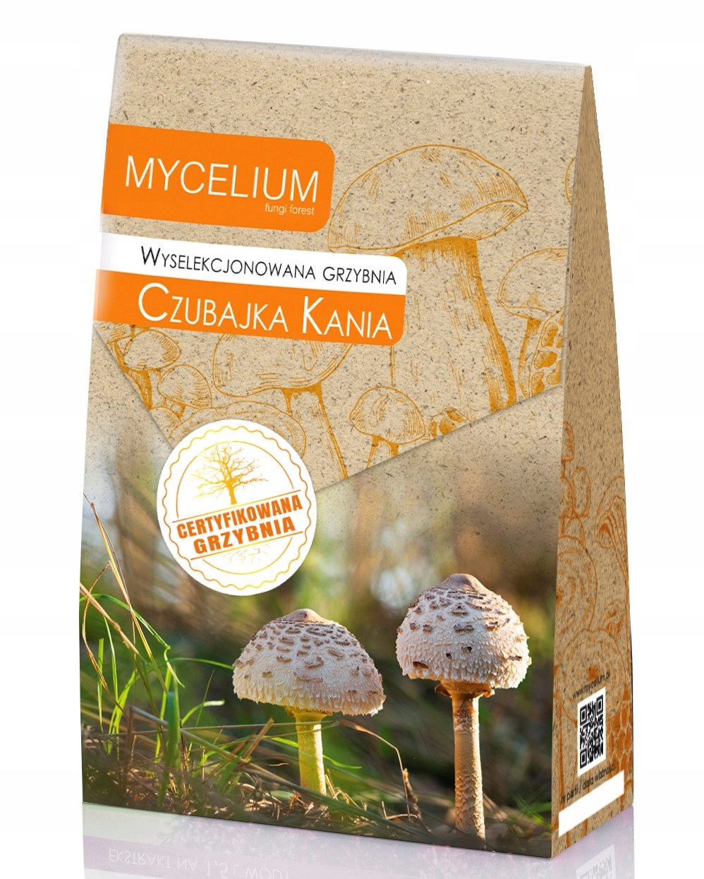 

Wyselekcjonowana grzybnia Czubajka Kania 120ml