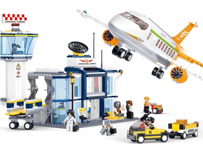 

Klocki Sluban Lotnisko 678 el dwa klocki Lego