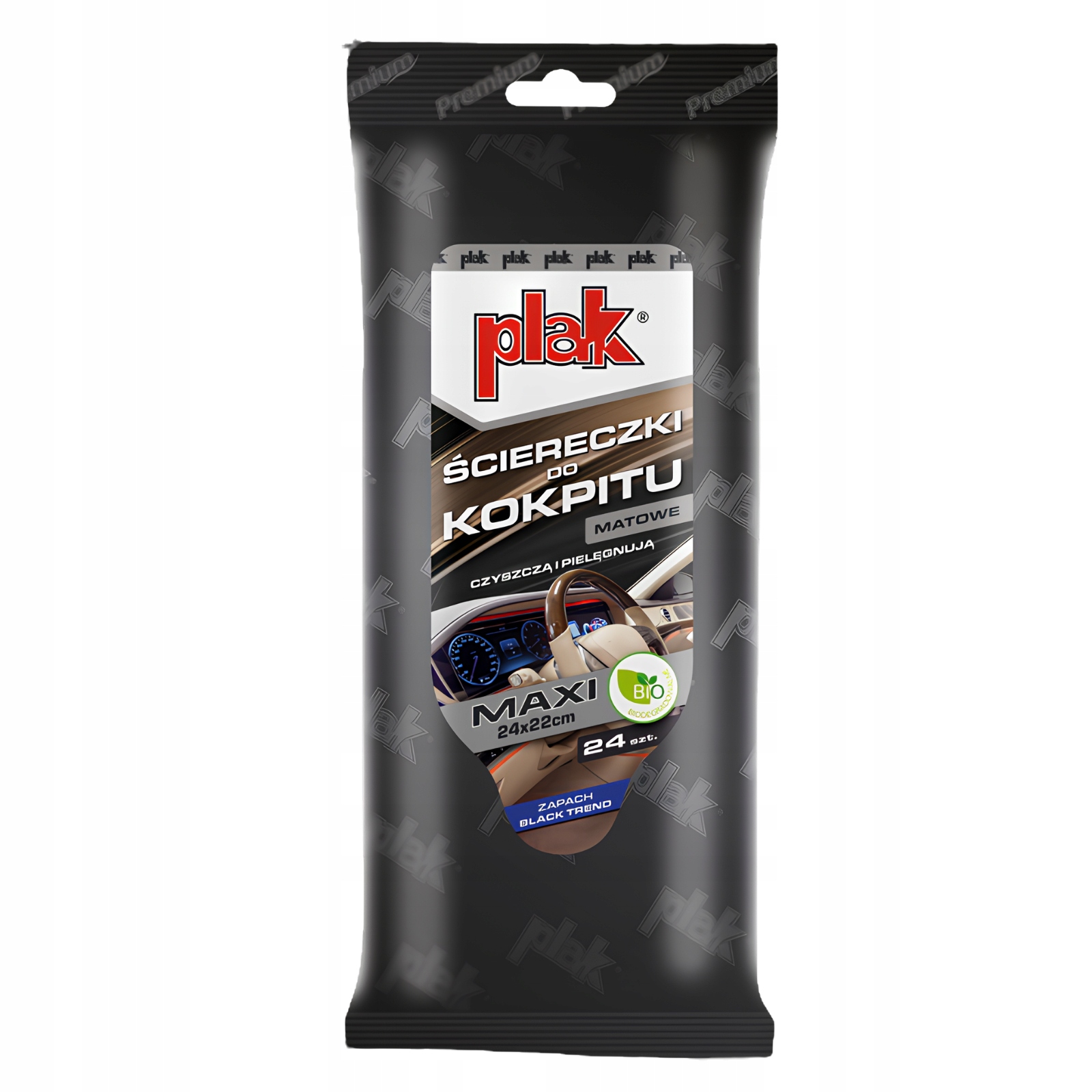 Plak Maxi Premium Ściereczki Chusteczki Do Czyszczenia Kokpitu Matowe Mat