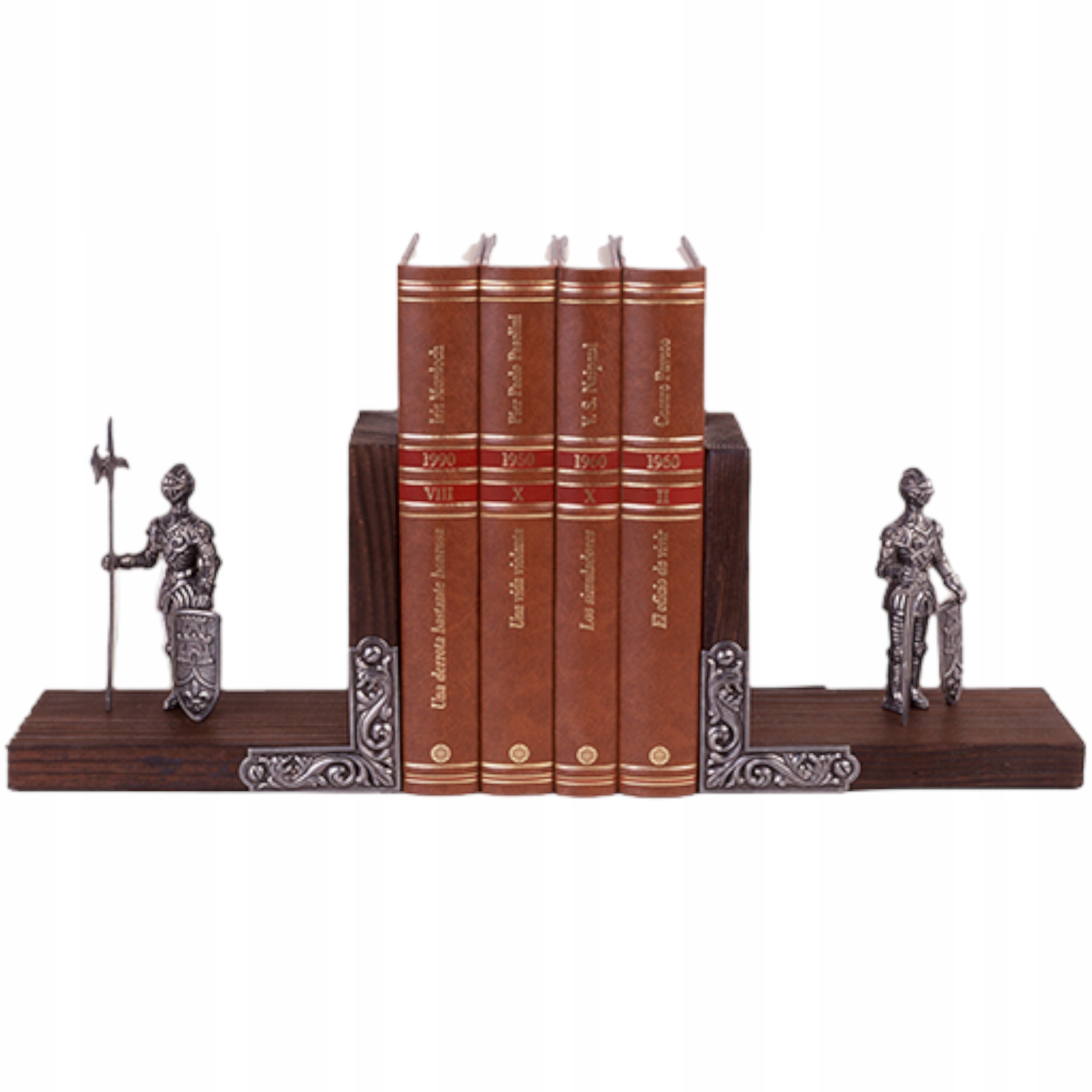 Historické Podpery Na Knihy S Rytiermi K838