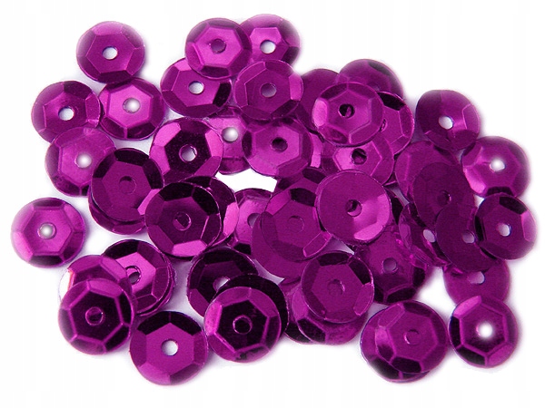 Cekiny Koła Łamane 6 mm 6g ok. 500szt C73rż