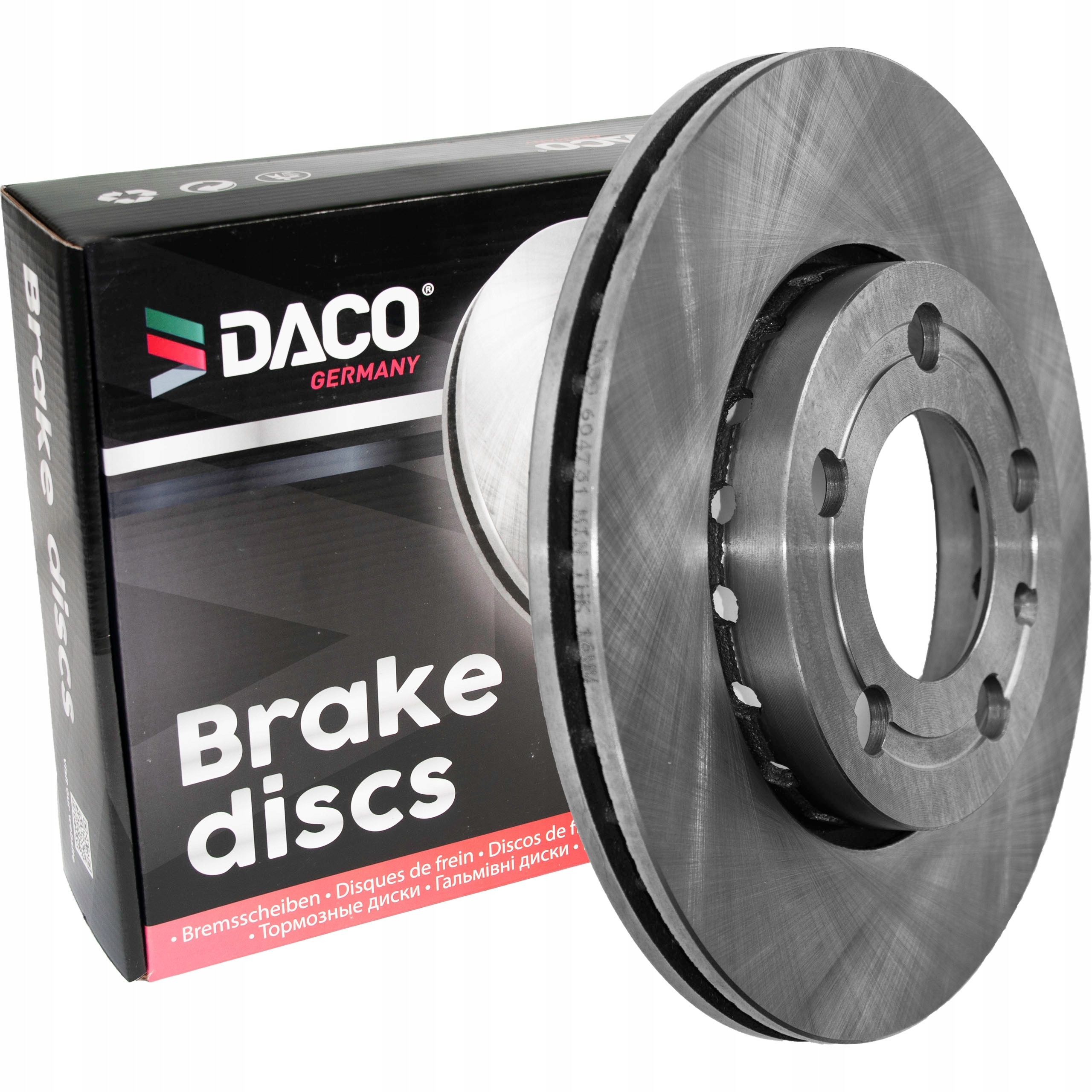 Tarcze i Klocki PRZÓD DACO Fabia I II Polo 9N Fox Strona zabudowy przód