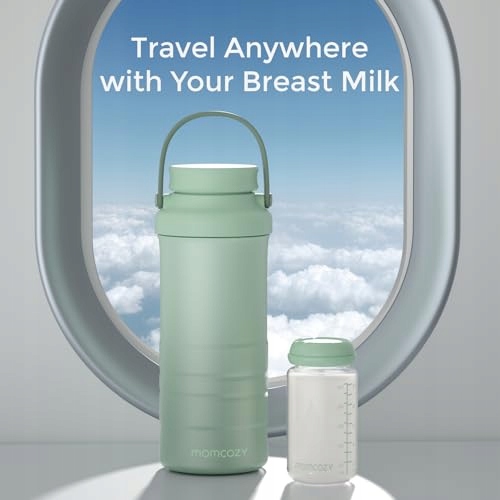 MOMCOZY Przenośny Chłodziarka Do Mleka Matki 628ml 24h Chłodzenie — miniatura 5