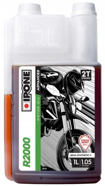 Olej Ipone R2000 2T Truskawka 1L