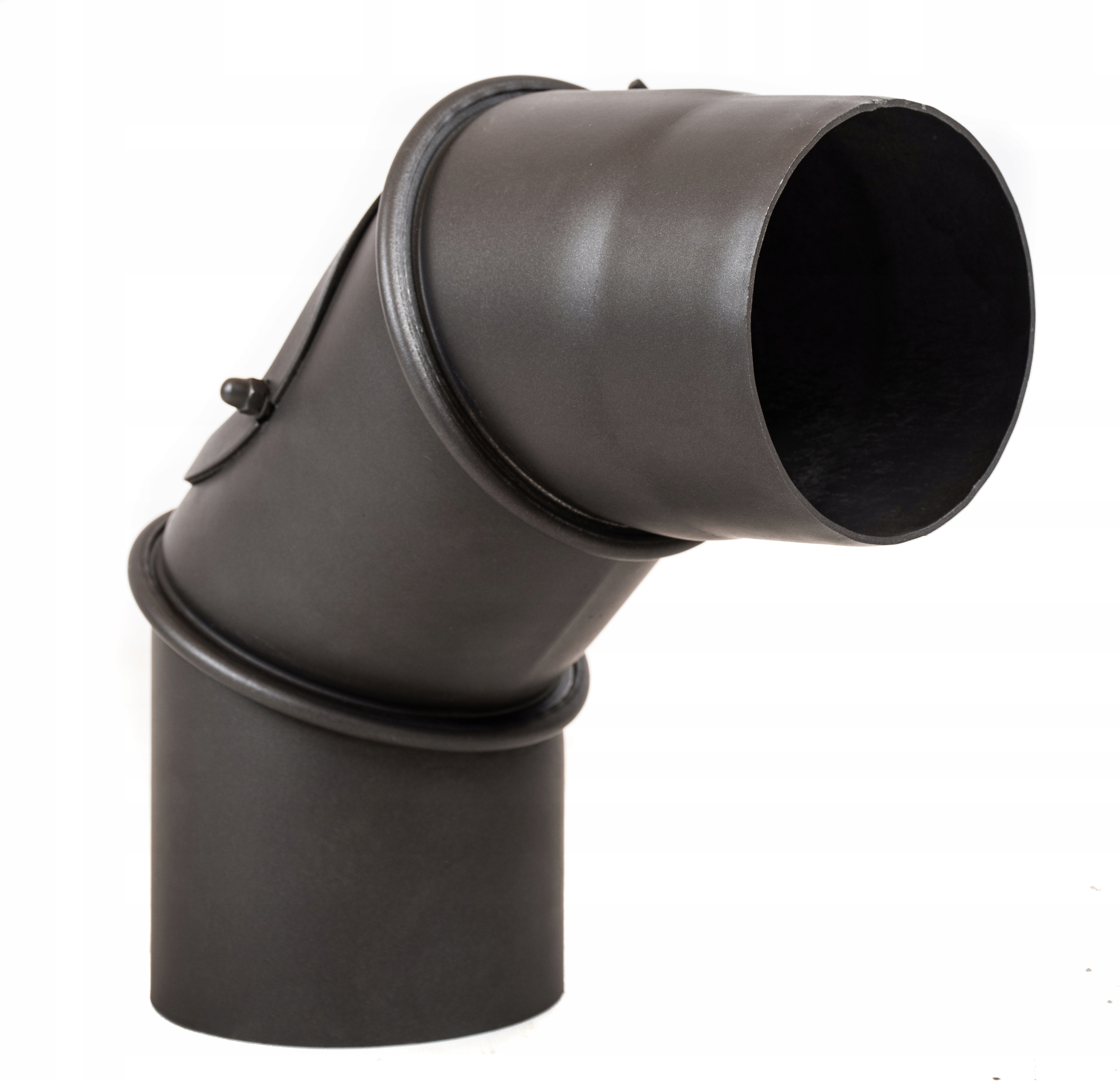 KOLANKO KOLANO DYMOWE DO PIECA FI 130 Z REWIZJĄ REGULOWANE