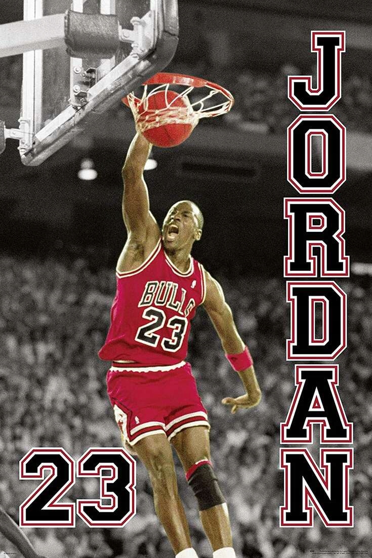 

Michael Jordan Nba plakat