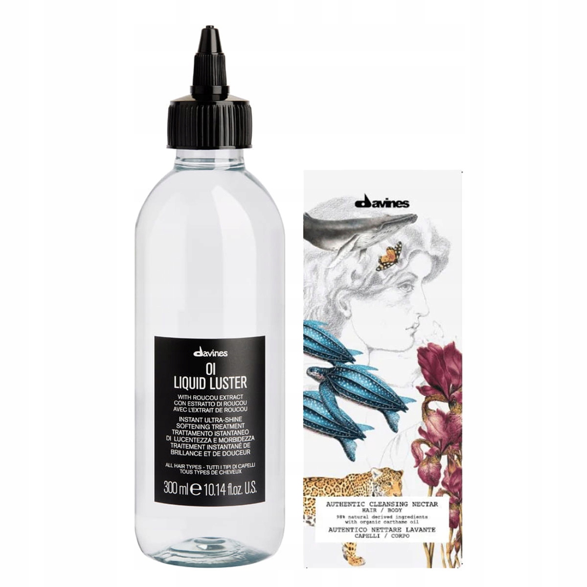 Davines Oi Liquid Luster lešticí kúra na vlasy 300 ml Dárek