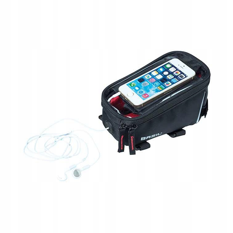 Brašna na kolo na rám Basil Sport Design Frame Bag 1 l černá