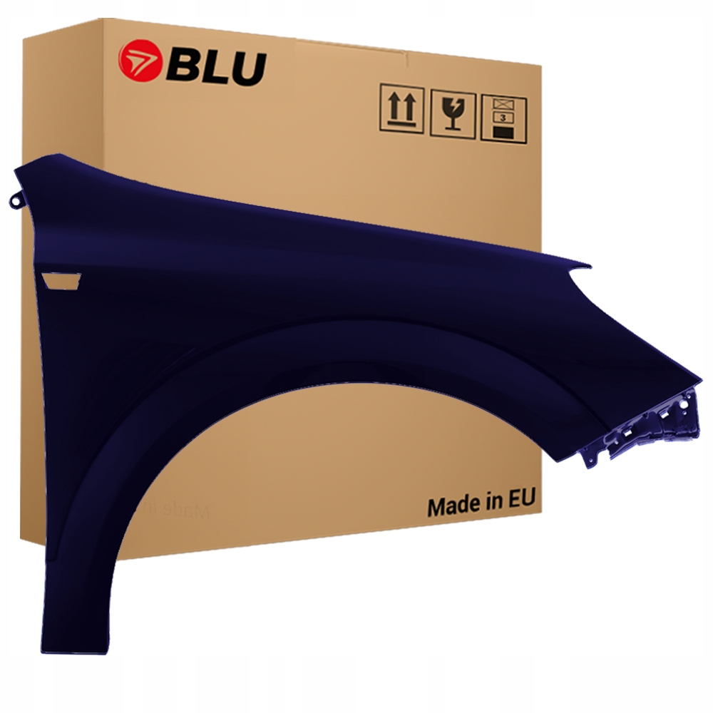 Blu Blatník Opel Astra H 3 III Z20Z pravý modrý 04-14 přední RoyalBlue