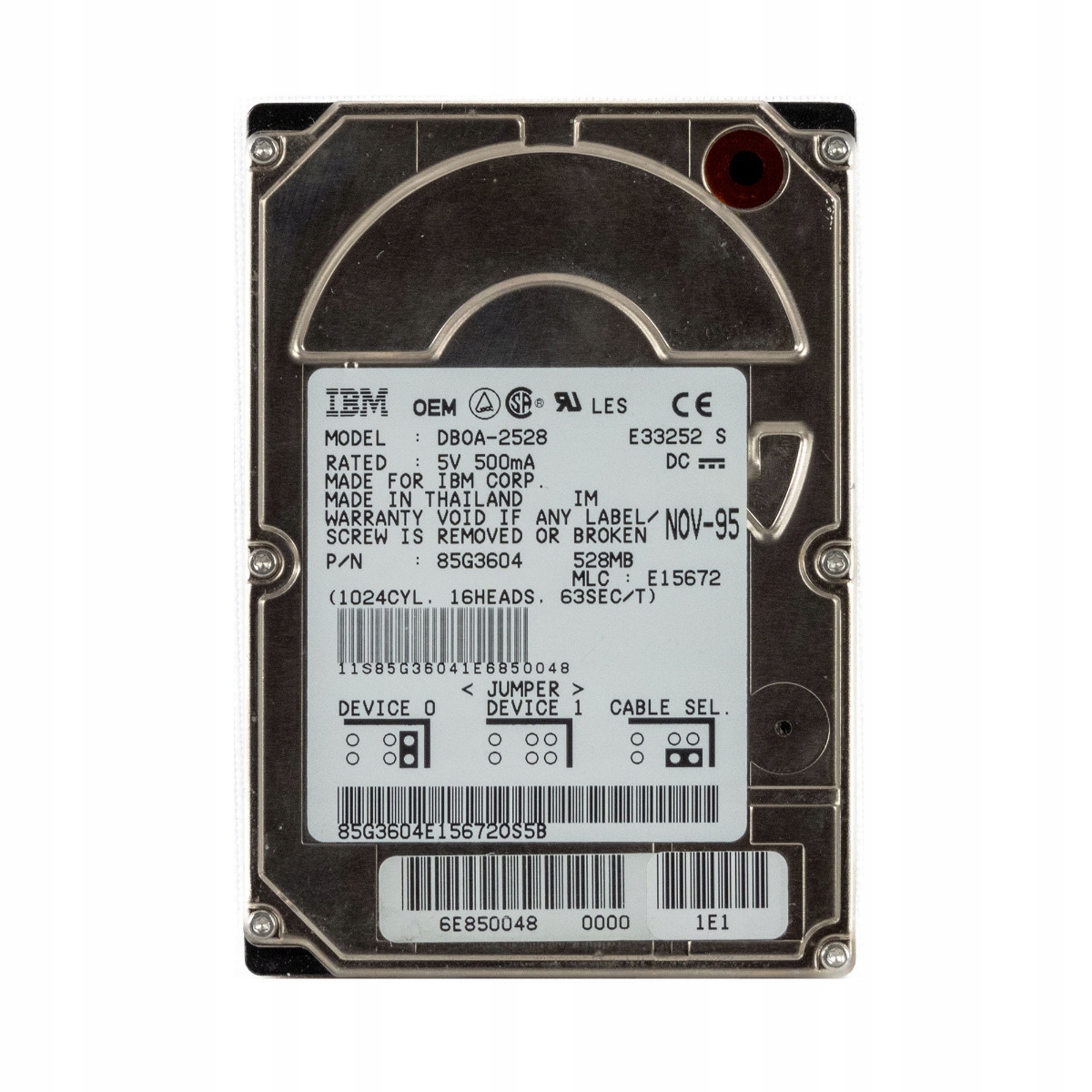 Ibm 85G3604 528MB 4000RPM Ata 2.5'' DB0A-2528