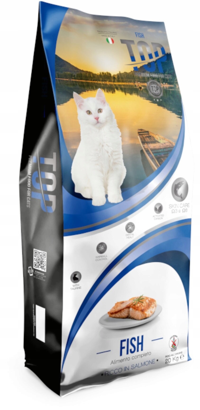 Levně TopPet krmivo s lososem 20 kg