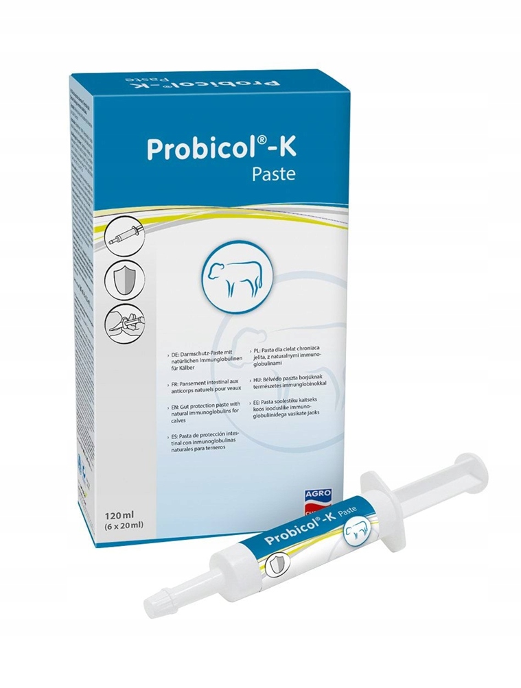Pasta Omezující Výskyt Průjmů Probicol-k 6 x 20ML Agroch