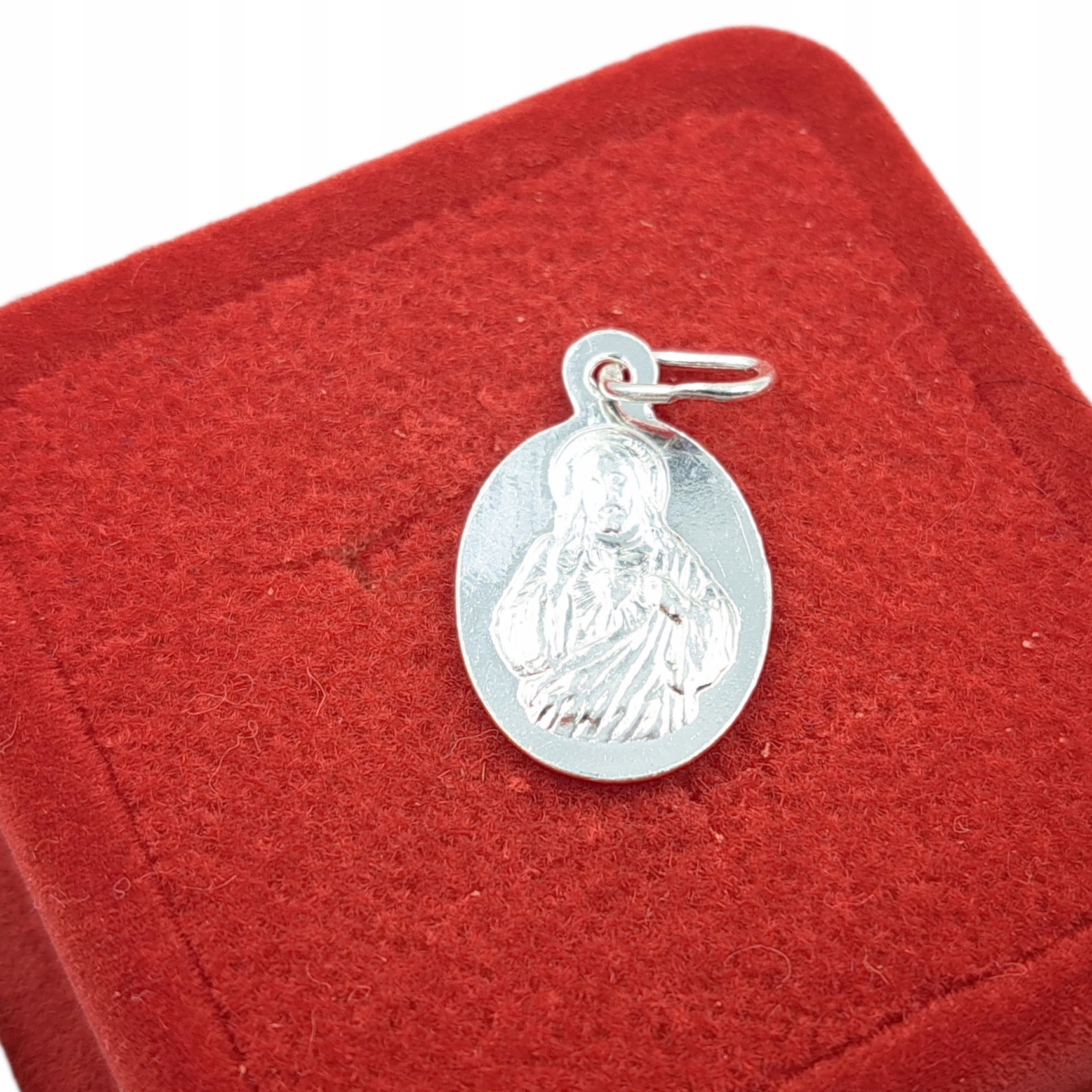 SZKAPLERZ SREBRNY MEDALIK Z MATKĄ BOSKĄ I JEZUSEM EAN (GTIN) 5900000008516