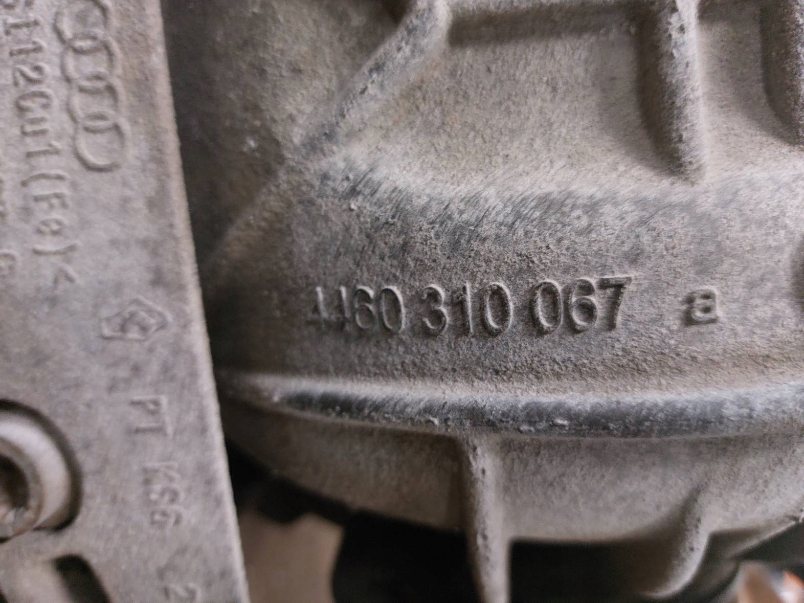differential diff AUDI Q5 8R 4460310067 8K0599287C 8R0501203C