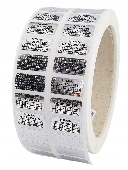 PLOMBA HOLOGRAM SECURITY VOID 20*10 mm - 250 szt