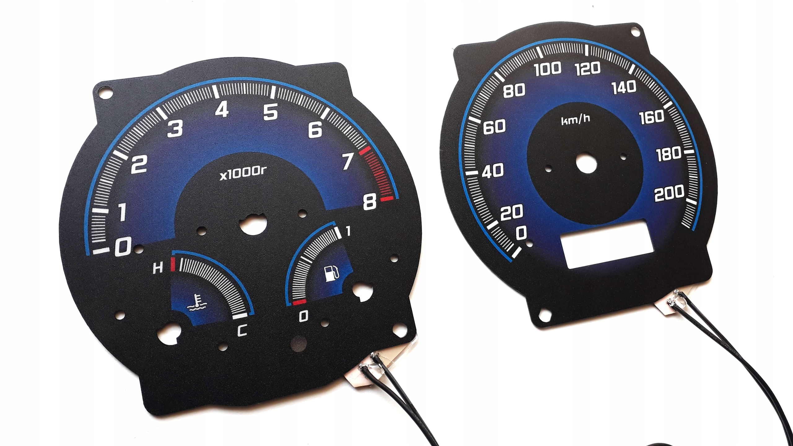 Honda HRV tarcze licznika INDIGLO wzór 4 MoMan