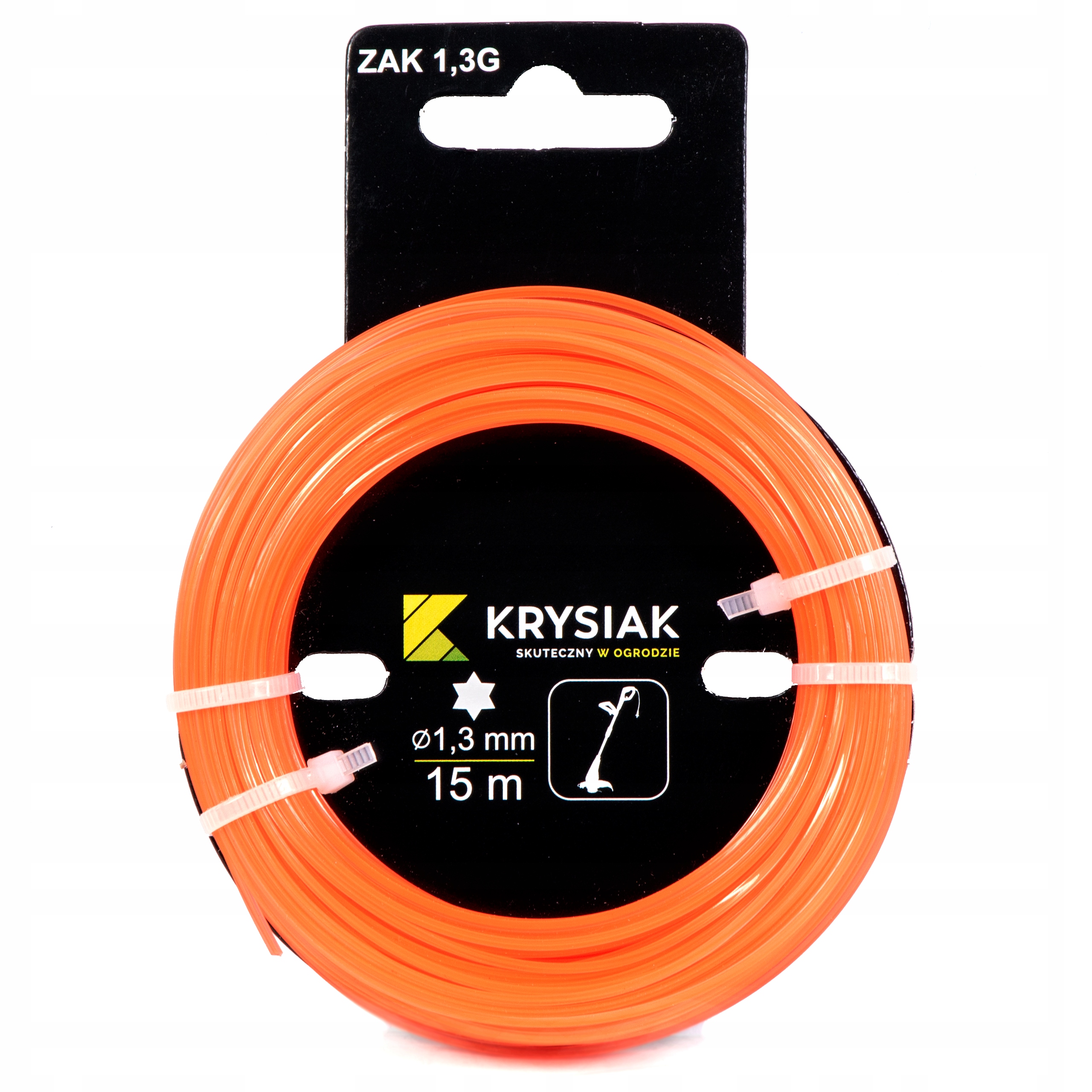 

Żyłka Tnąca 1,3 mm x 15 m Gwiazdka