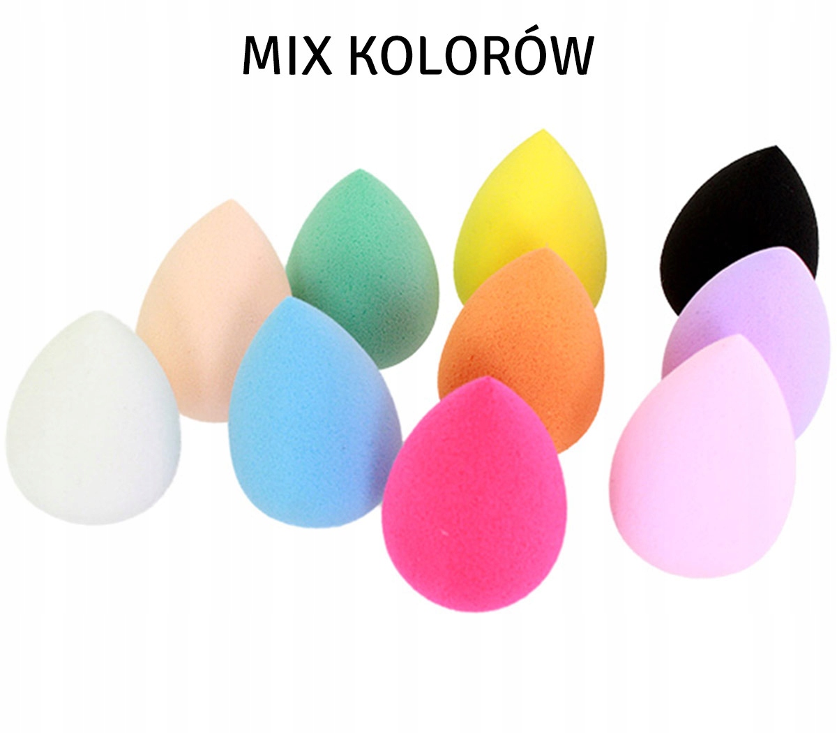 GĄBKA DO MAKIJAŻU PODKŁADU MAKE-UP BLENDER SPONGE APLIKATOR ŁEZKA AG597 Marka Aptel