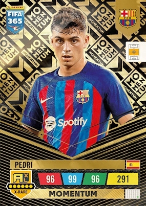 X-rare Momentum Pedri Fifa 365 2023
