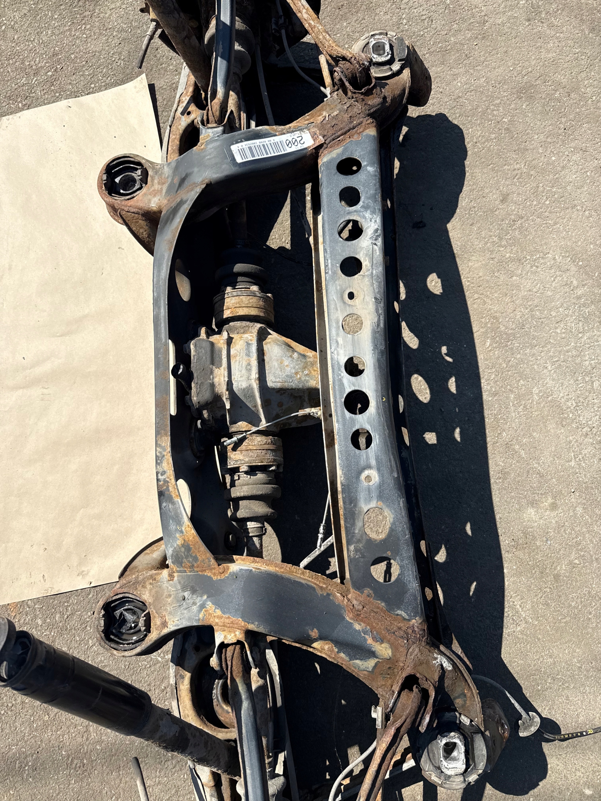 achsträger hinten MERCEDES W210 träger querlenker hinterachsträger