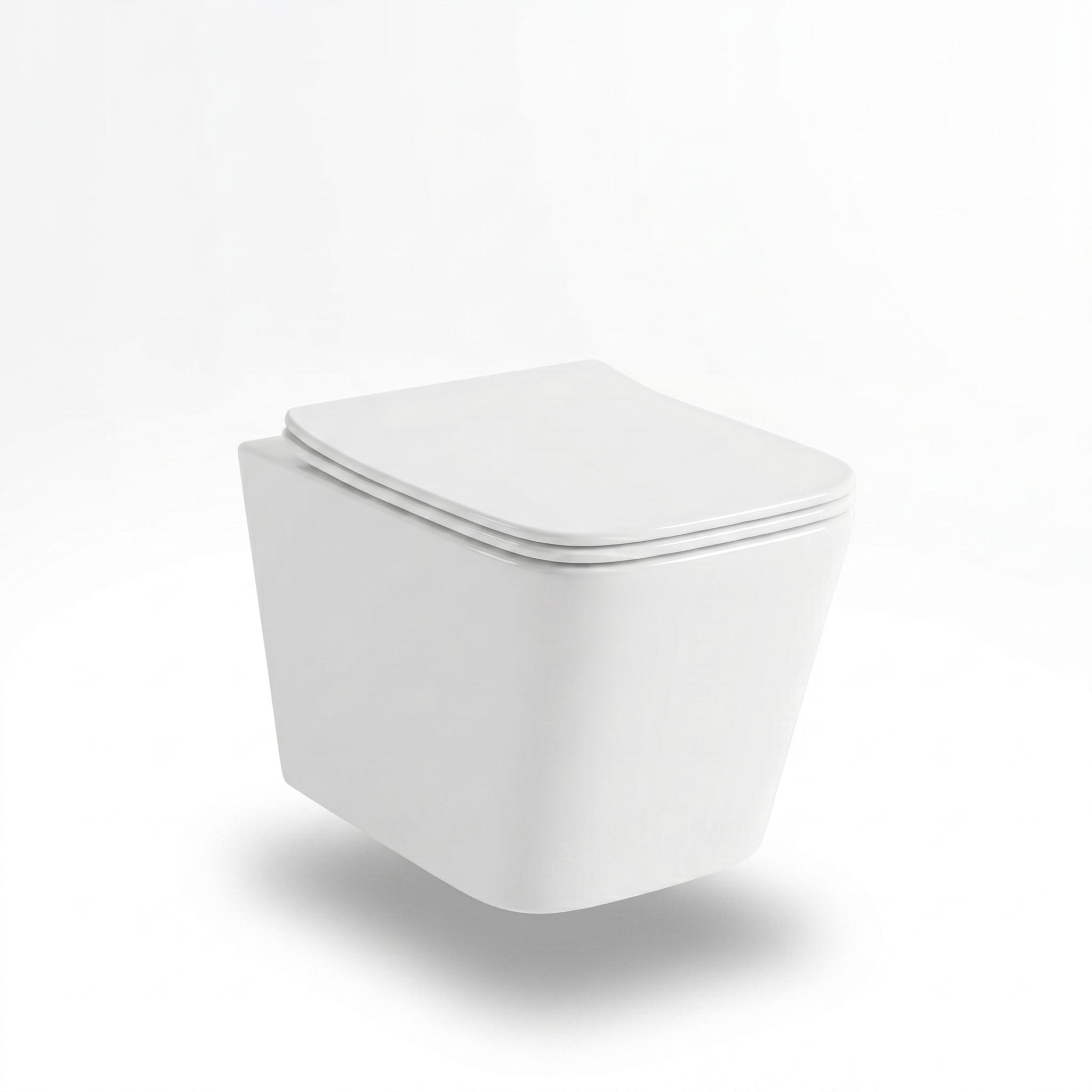 Miska wc wisząca z deską wolnoopadającą duroplast Helmken 35120001 (Biała)