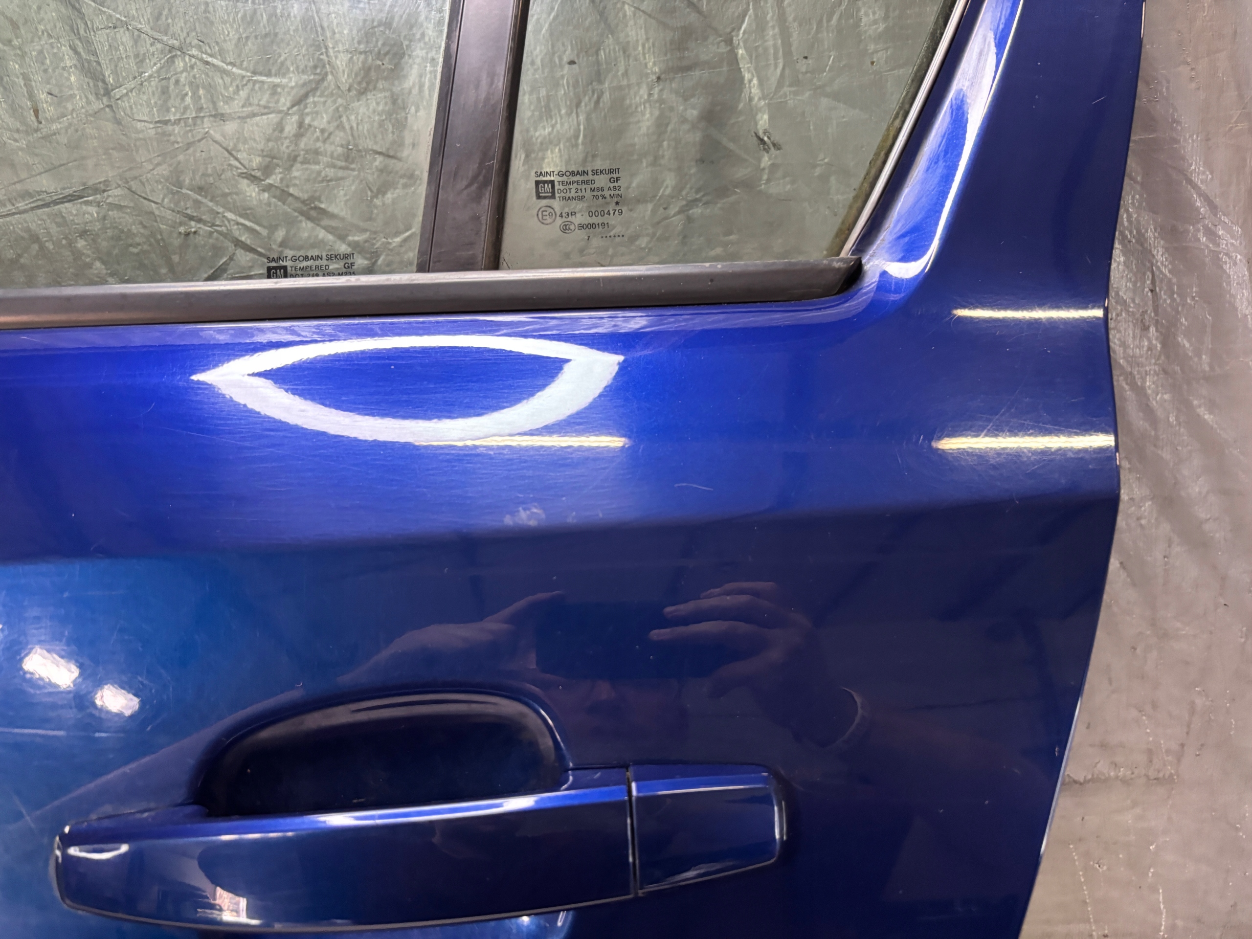Tür links heck Opel Corsa D k: Z21B