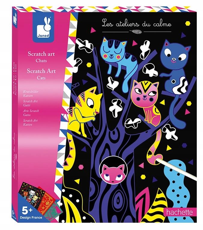 

Wydrapywanki Koty Zdrapywanka Janod 5+