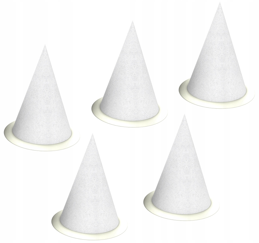 

5x Filtr Stożkowy do anemostatu 160mm Z Uszczelką