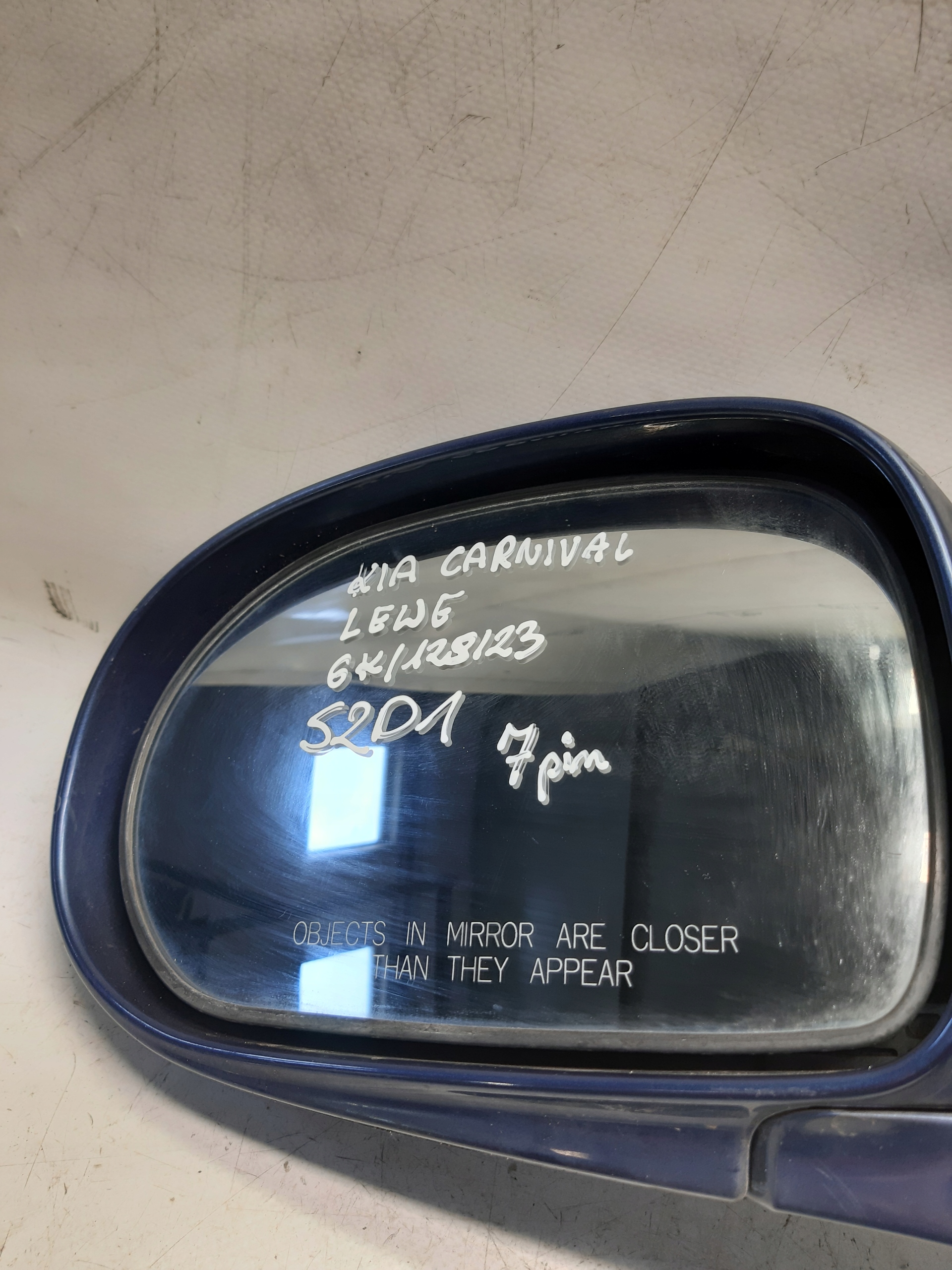KIA CARNIVAL 1 FL mirror left electrics 7 pin