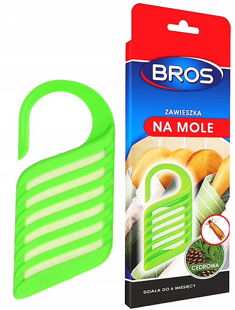 

Zawieszka na mole odzieżowe Bros cedrowa 1 szt