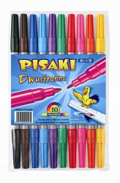 

10x Kamet Pisaki Szkolne Dwustronne