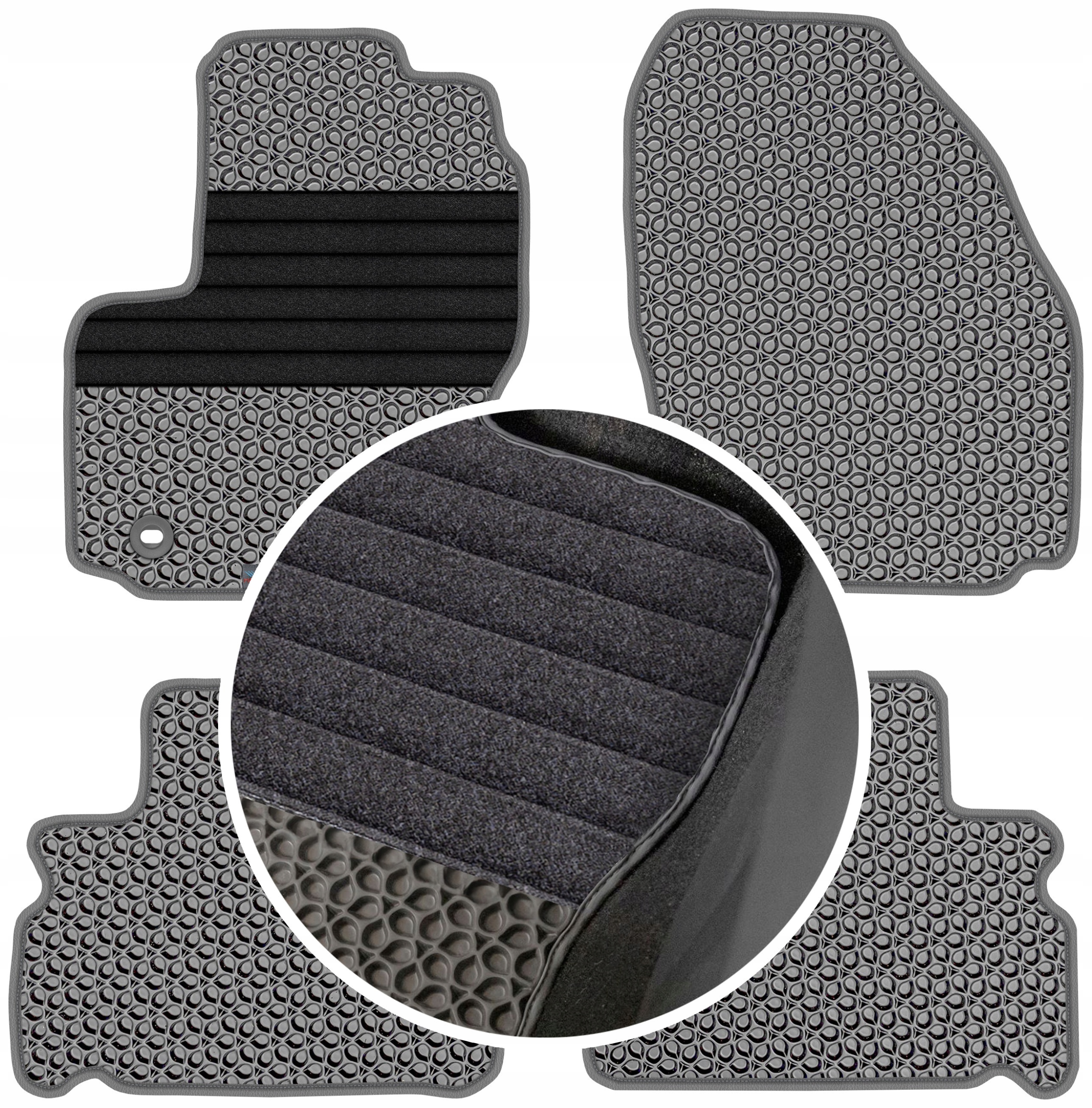 Ford S Max 5os 2006-2010 Gumové autokoberce pro vůz Eva Eternity